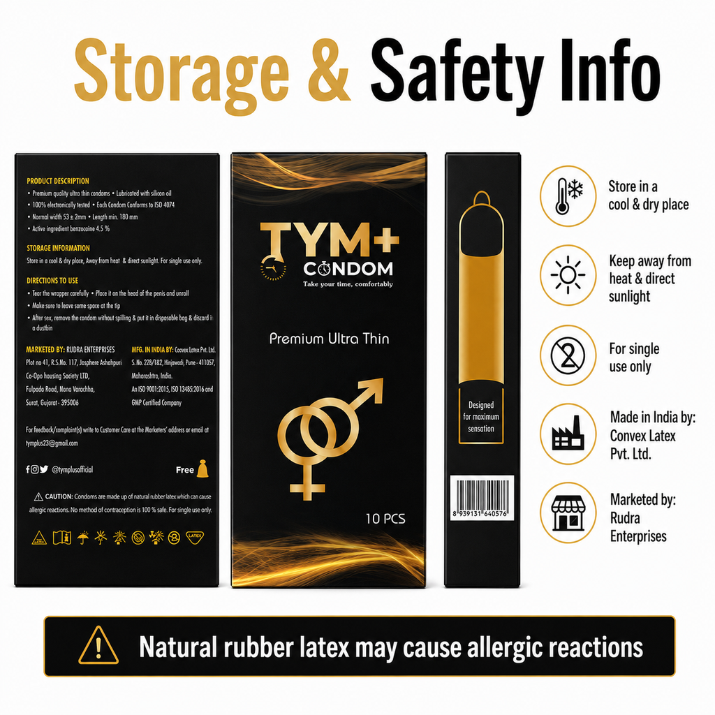 Premium Ultra Thin Condom Pack Of 10