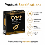 Premium Ultra Thin Condom Pack Of 3