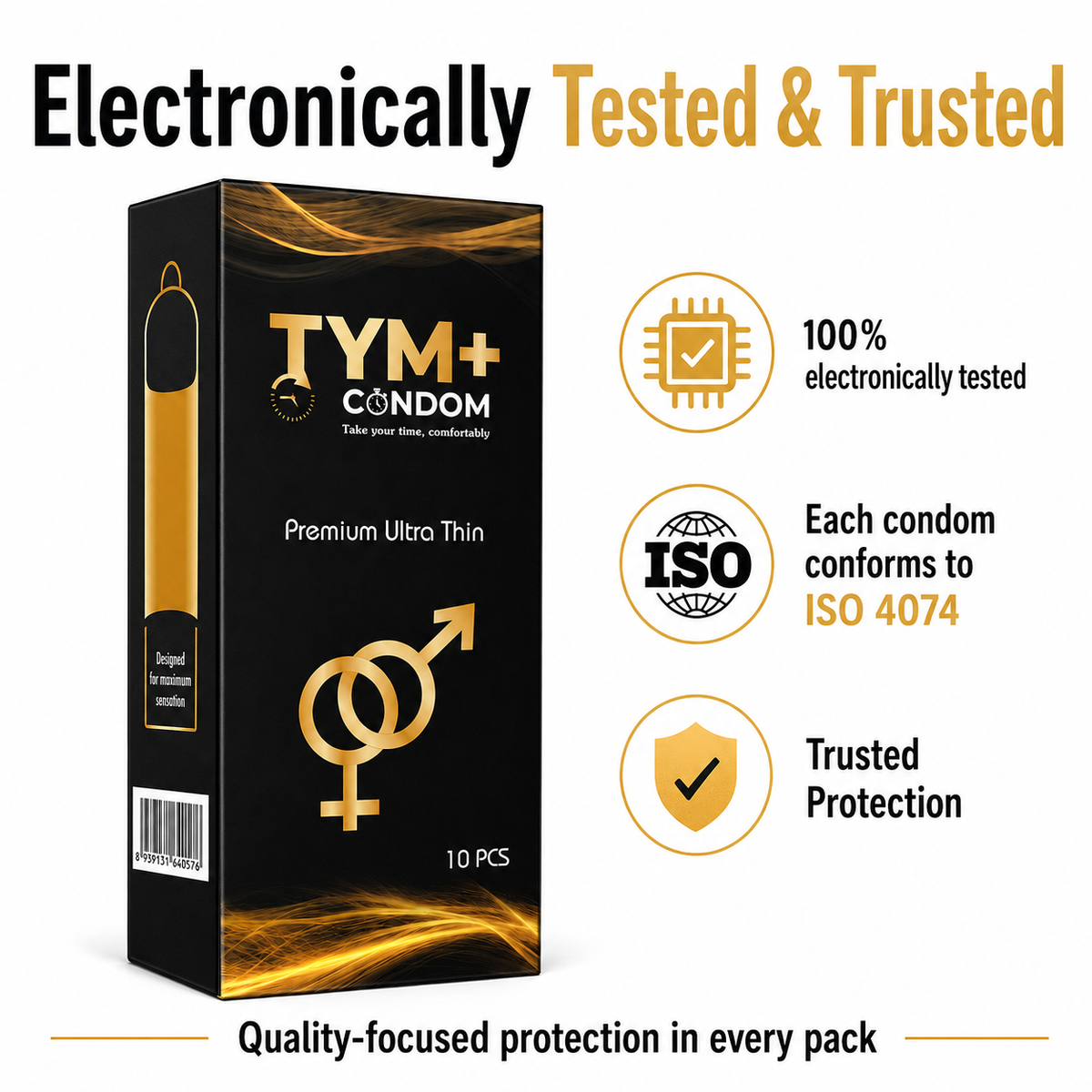Premium Ultra Thin Condom Pack Of 10