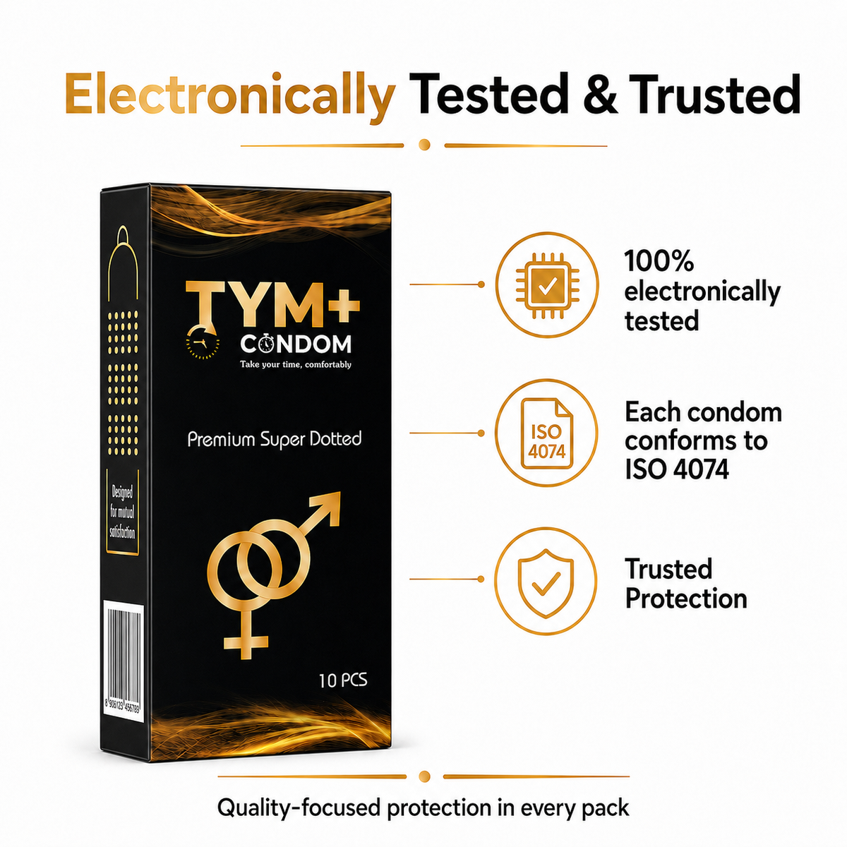Premium Super Dotted Condom Pack Of 10