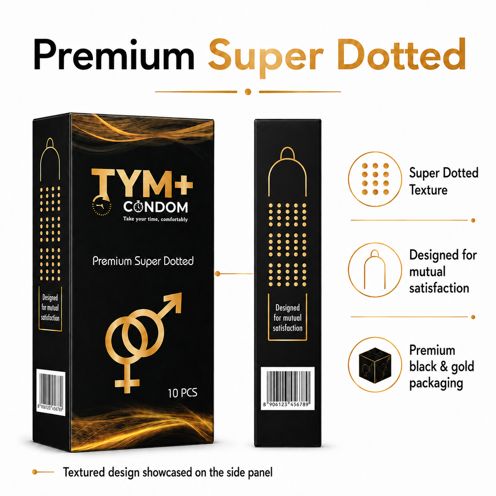 Premium Super Dotted Condom Pack Of 10